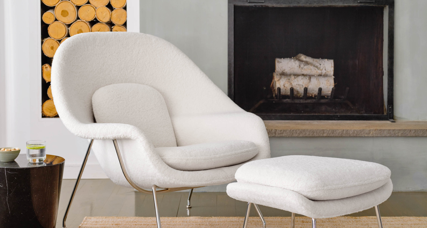 Womb Chair and Ottoman