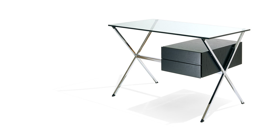 Knoll Franco Albini metal and glass desk 1928