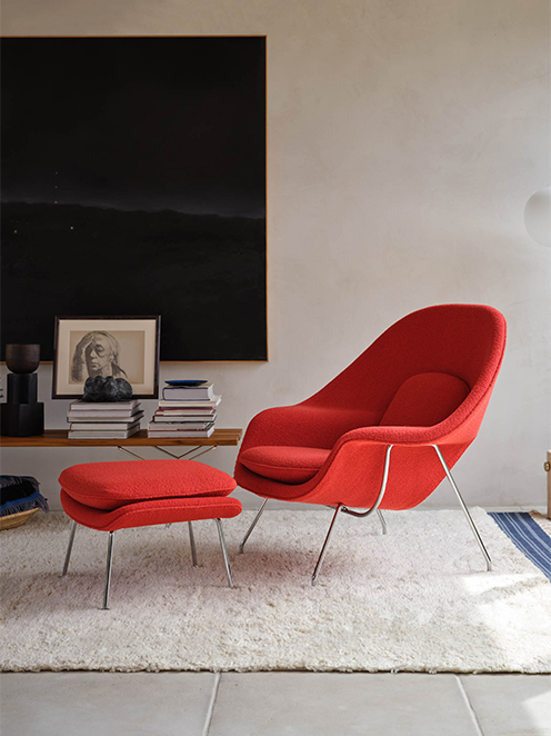 Womb Chair and Ottoman